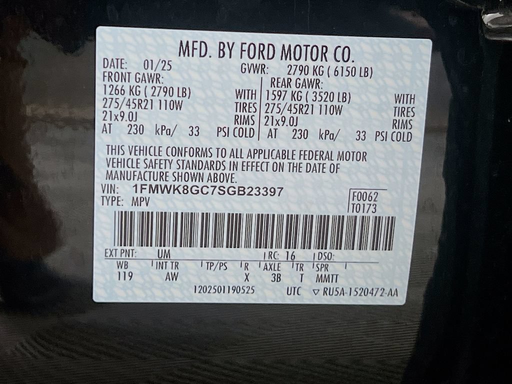 Used 2025 Ford Explorer ST w/ Sun And Sound Package AWD/4WD image 35