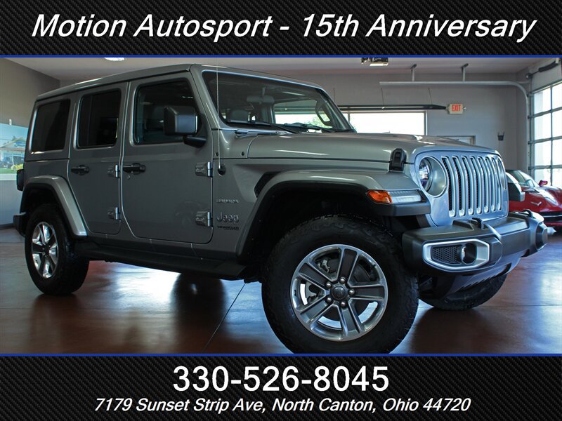 Used 2021 Jeep Wrangler Unlimited Sahara w/ LED Lighting Group AWD/4WD image 2