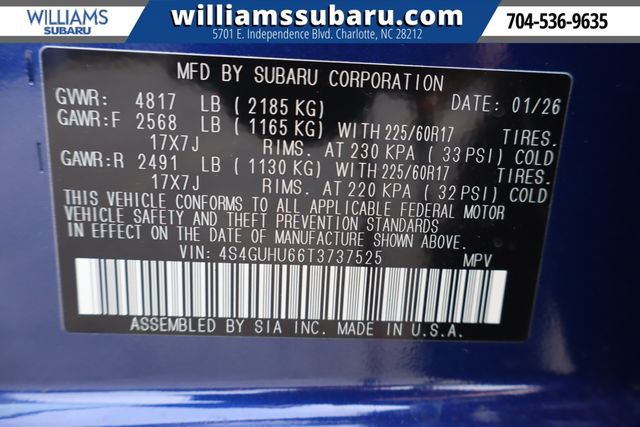 New 2026 Subaru Crosstrek 2.5i Wilderness w/ Wilderness Package AWD/4WD image 24