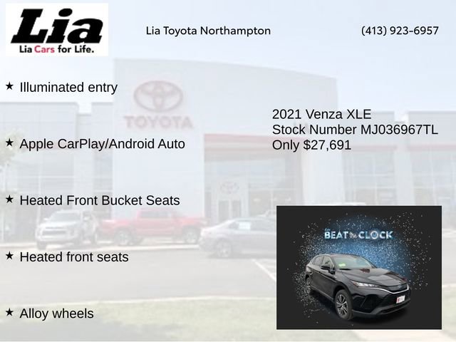 Certified 2021 Toyota Venza XLE w/ Softex Package image 15