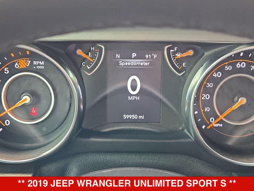 Used 2019 Jeep Wrangler Unlimited Sport S AWD/4WD image 30