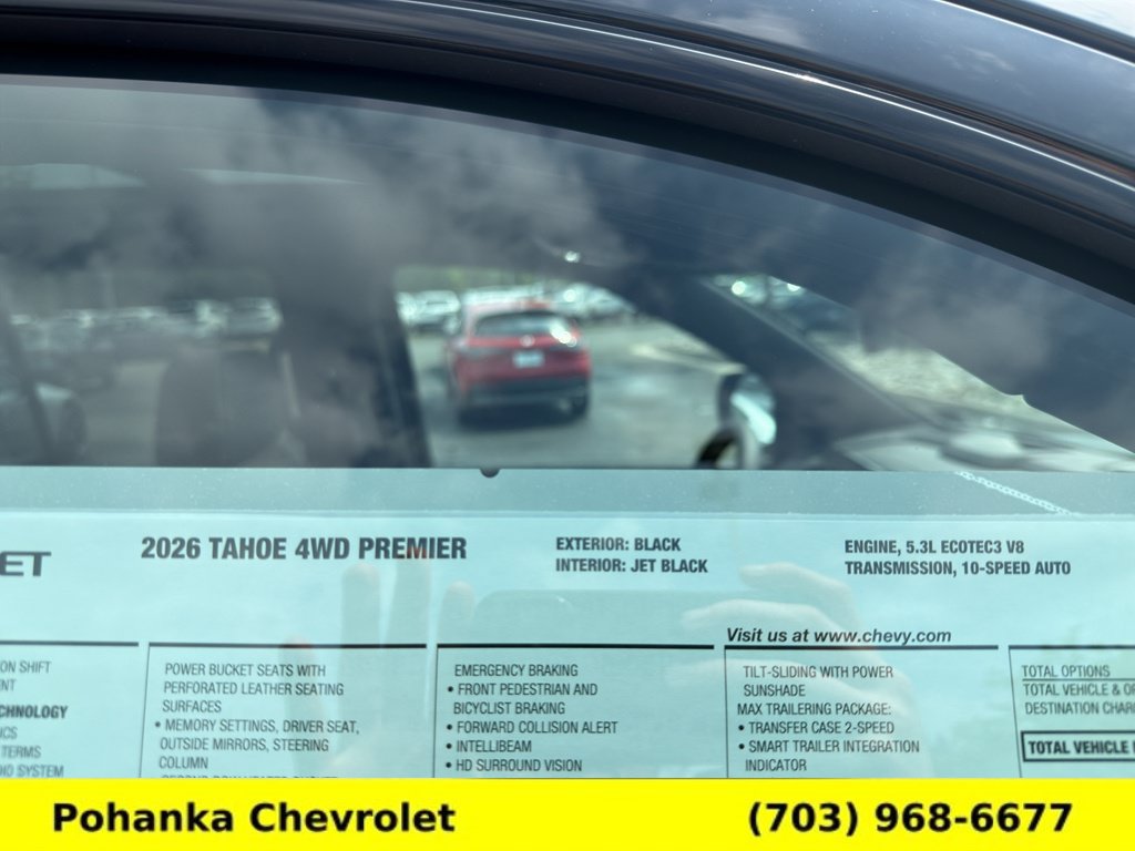 New 2026 Chevrolet Tahoe Premier w/ Sun And Tow Package AWD/4WD image 31