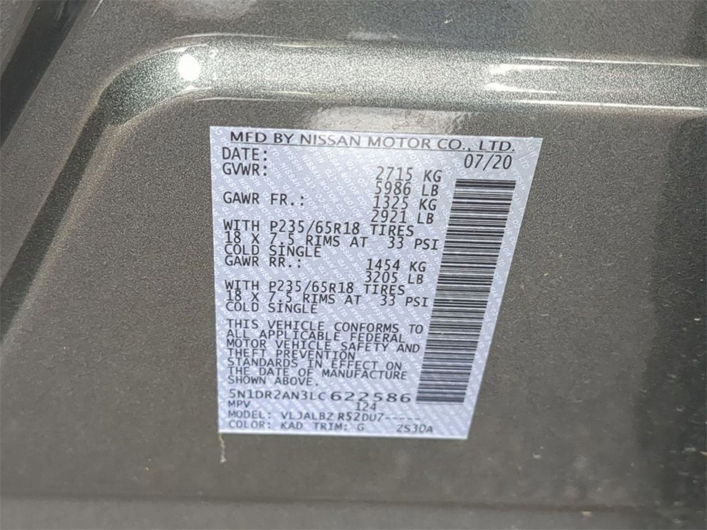 Used 2020 Nissan Pathfinder S image 31