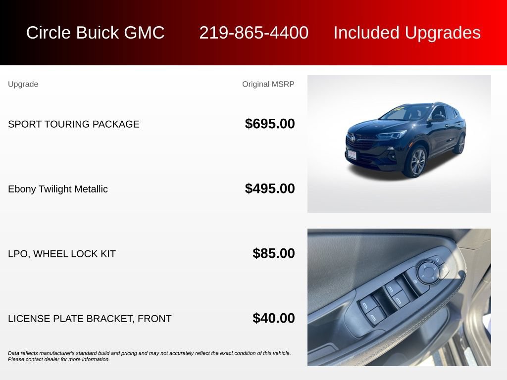 Used 2022 Buick Encore GX Essence w/ Sport Touring Package AWD/4WD image 3