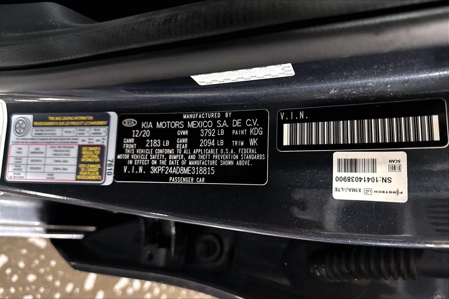 Used 2021 Kia Forte LXS FWD image 36