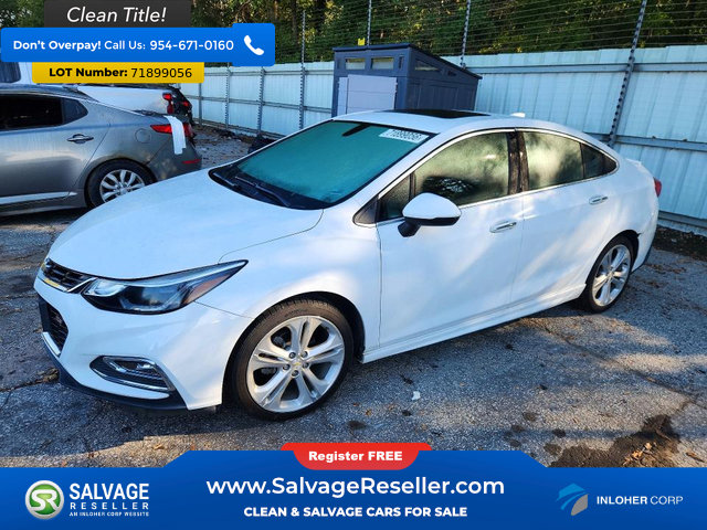 Used 2016 Chevrolet Cruze Premier FWD image 1