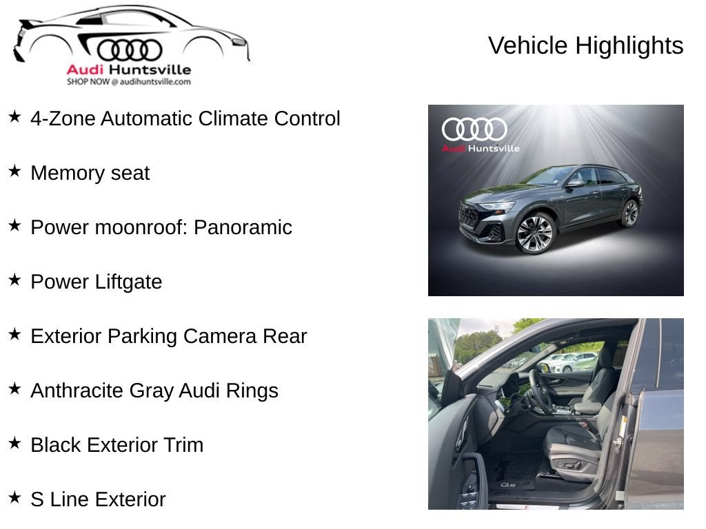 Used 2025 Audi Q8 Premium Plus w/ Premium Plus Package AWD/4WD image 12