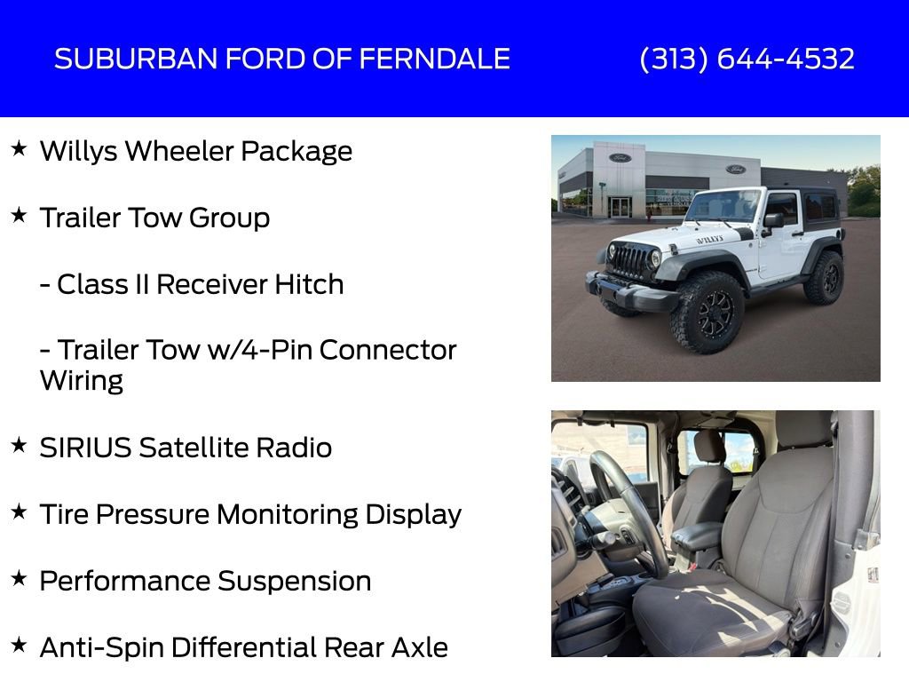 Used 2015 Jeep Wrangler Sport AWD/4WD image 17