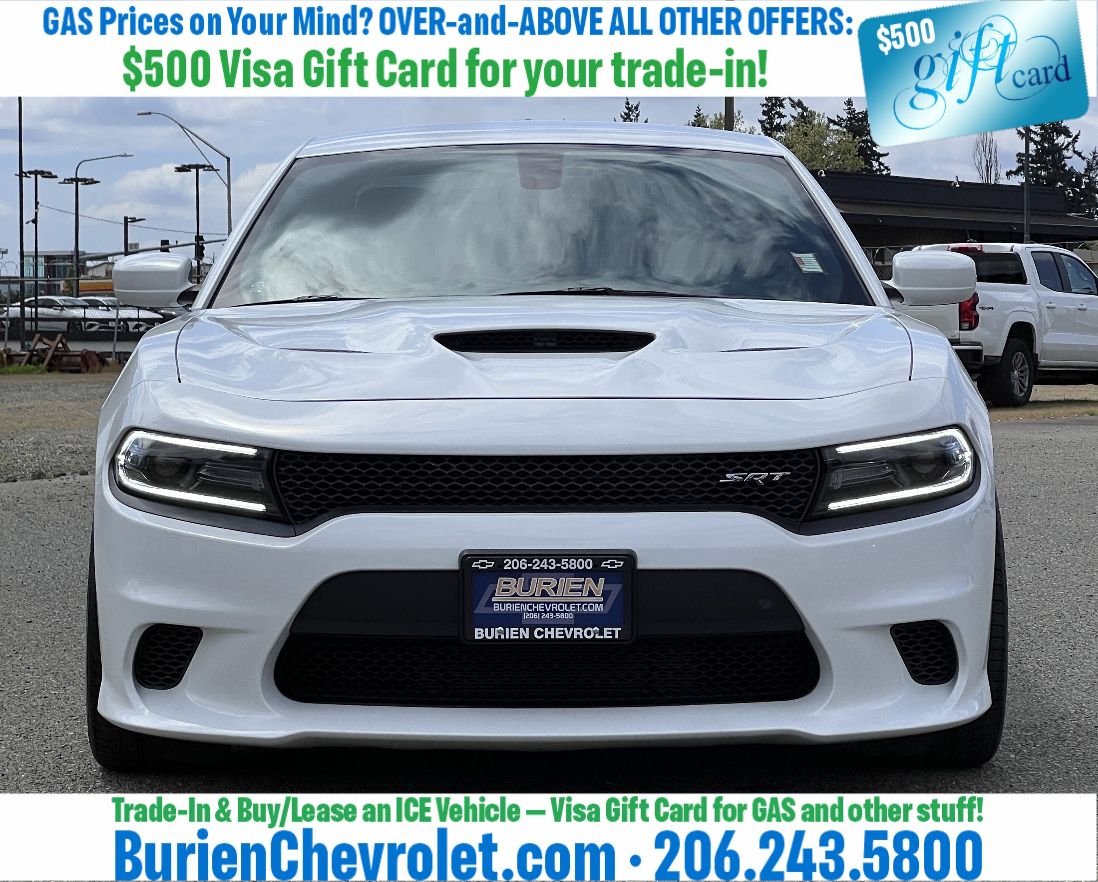 Used 2016 Dodge Charger SRT Hellcat w/ Harman/Kardon Audio Group RWD image 8