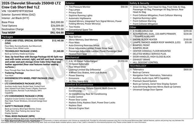 New 2026 Chevrolet Silverado 2500 LTZ AWD/4WD image 4