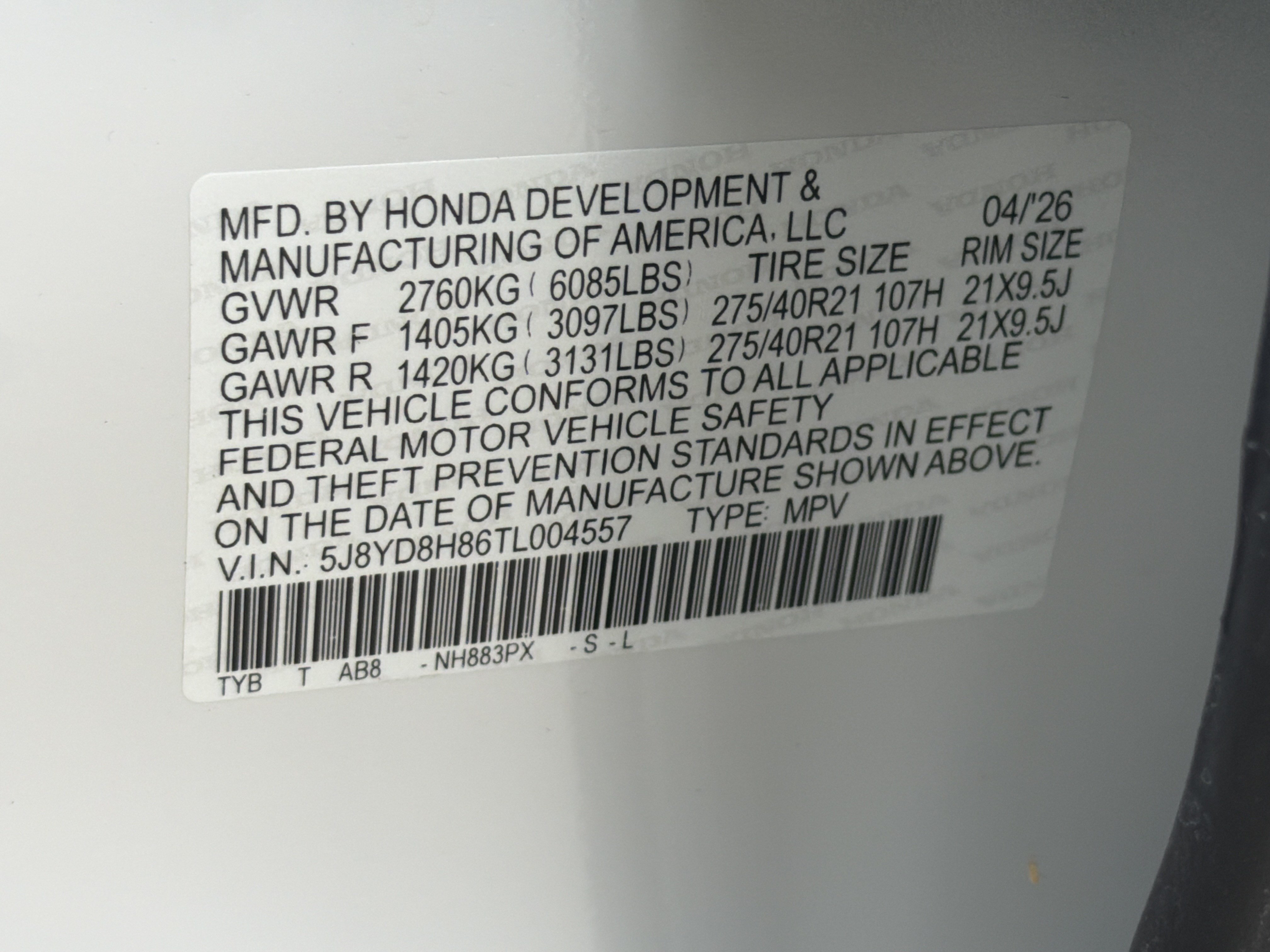 New 2026 Acura MDX Type S w/ Advance Package AWD/4WD image 34