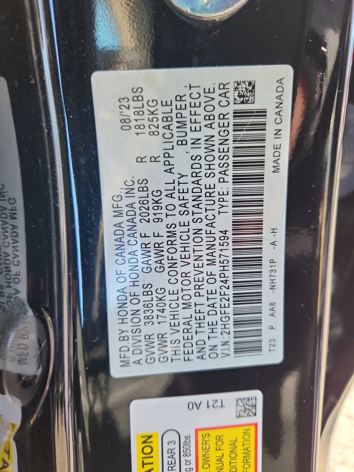 Used 2023 Honda Civic LX image 19