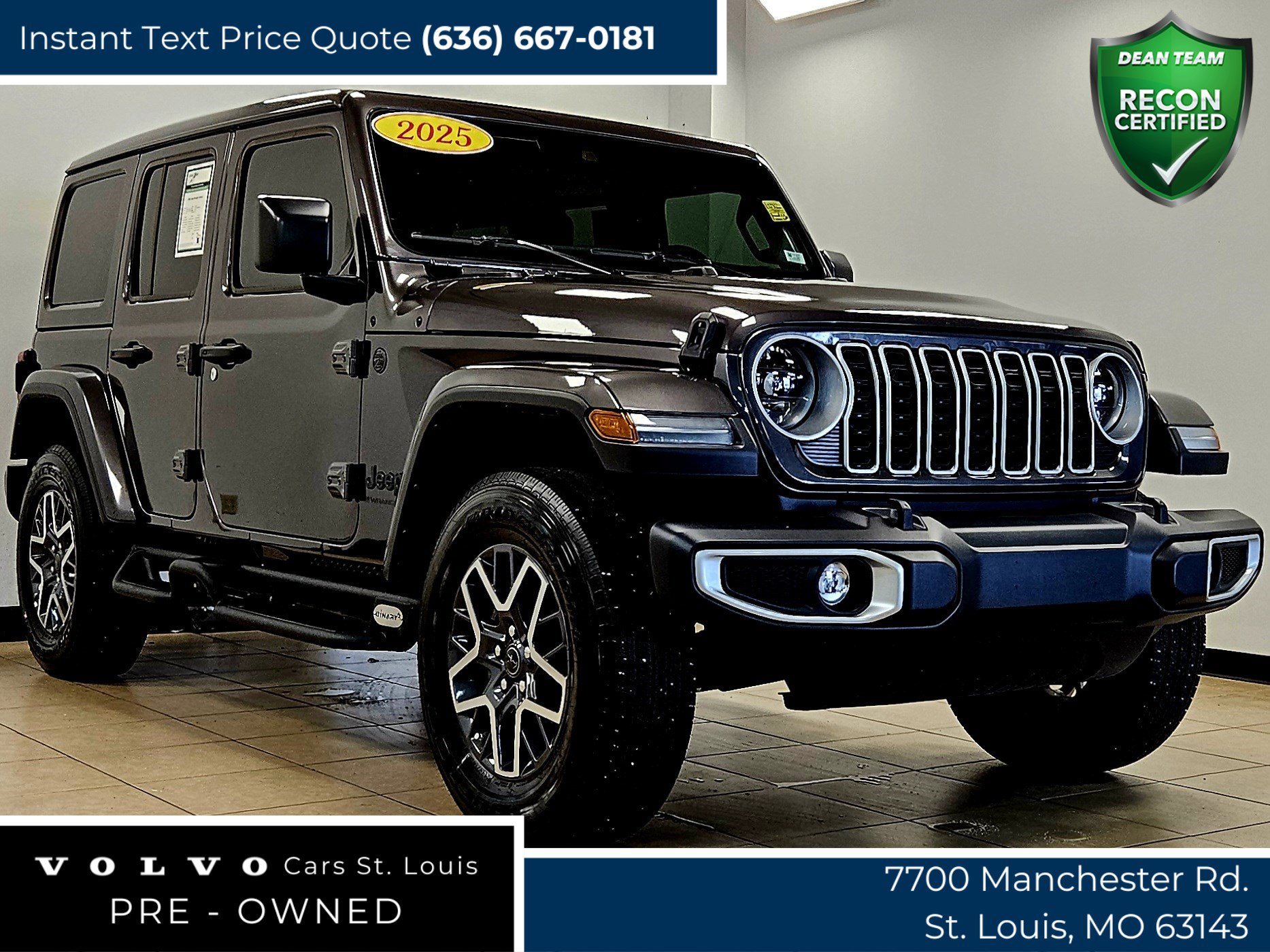 Used 2025 Jeep Wrangler Sahara AWD/4WD image 1