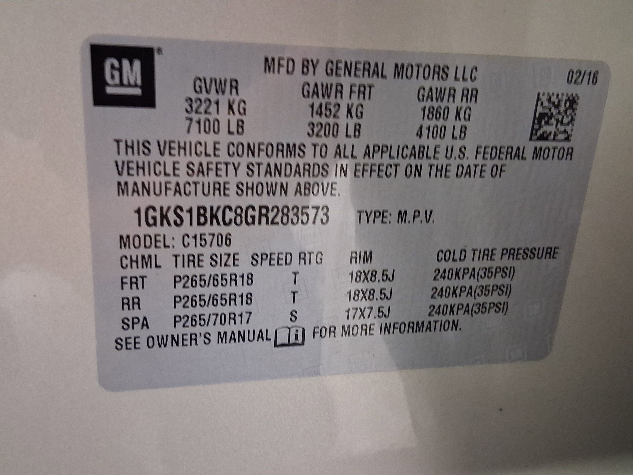 Used 2016 GMC Yukon SLT w/ Open Road Package image 20