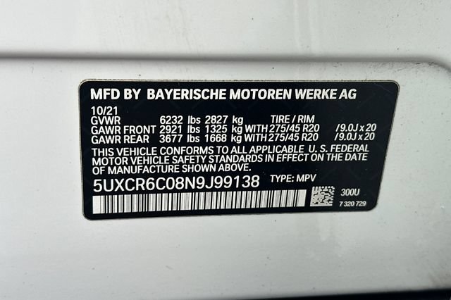 Used 2022 BMW X5 xDrive40i w/ Climate Comfort Package AWD/4WD image 33
