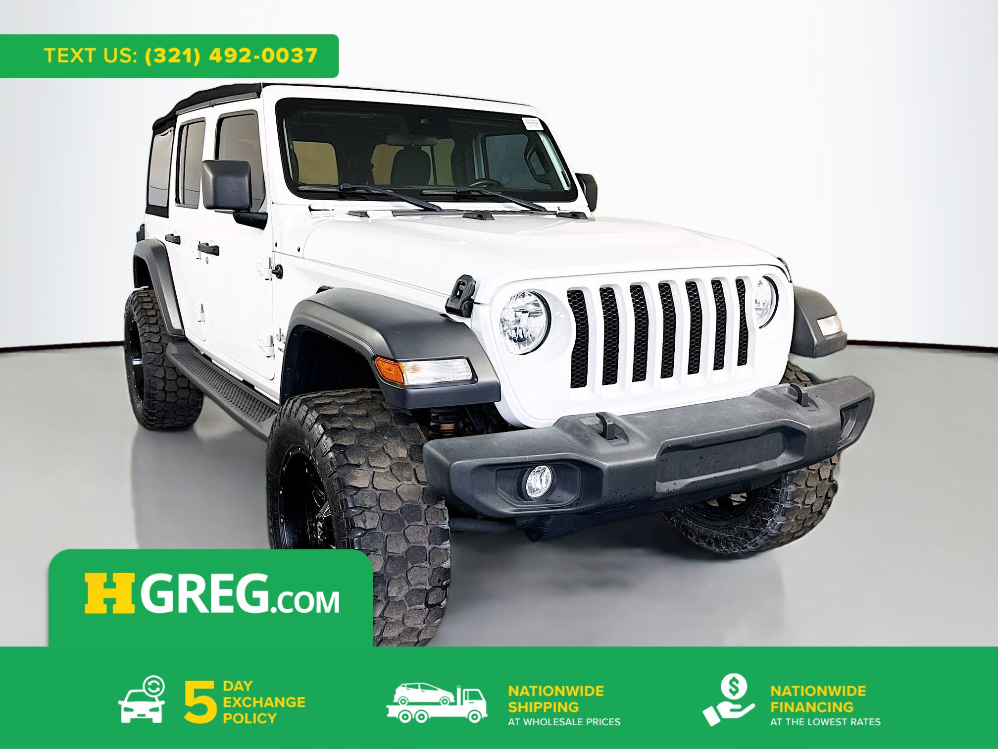 Used 2021 Jeep Wrangler Unlimited Sport image 1