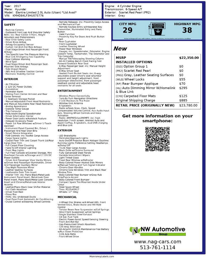 Used 2017 Hyundai Elantra Limited image 2