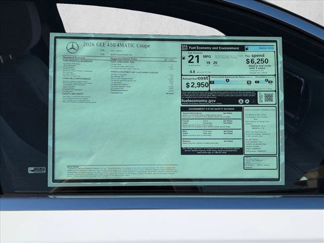 New 2026 Mercedes-Benz GLE 450 4MATIC Coupe image 18