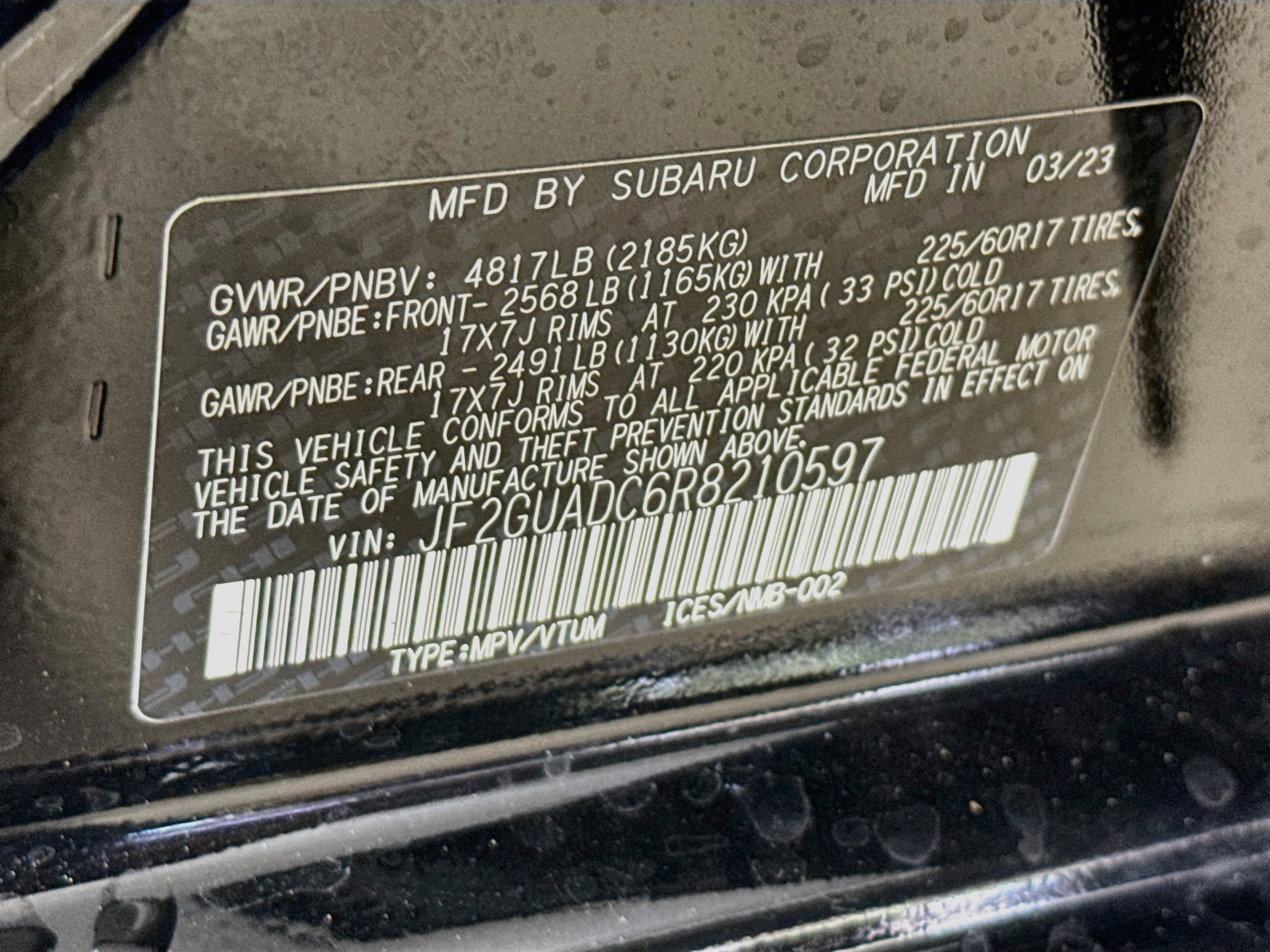Used 2024 Subaru Crosstrek 2.0i Premium AWD/4WD image 36