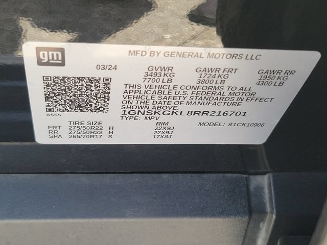 Used 2024 Chevrolet Suburban High Country w/ Advanced Technology Package AWD/4WD image 35