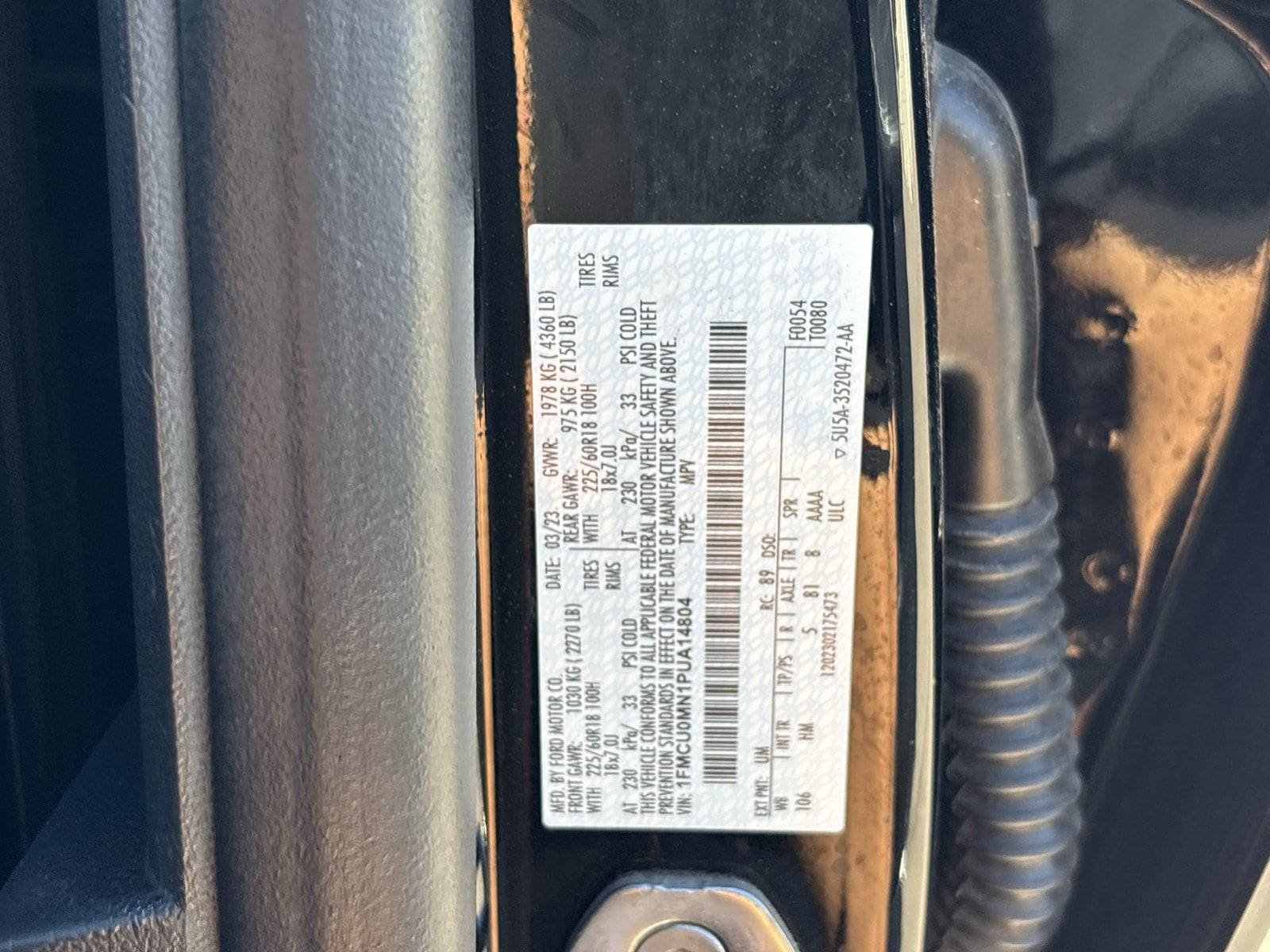 Used 2023 Ford Escape ST-Line w/ Tech Pack #1 FWD image 35
