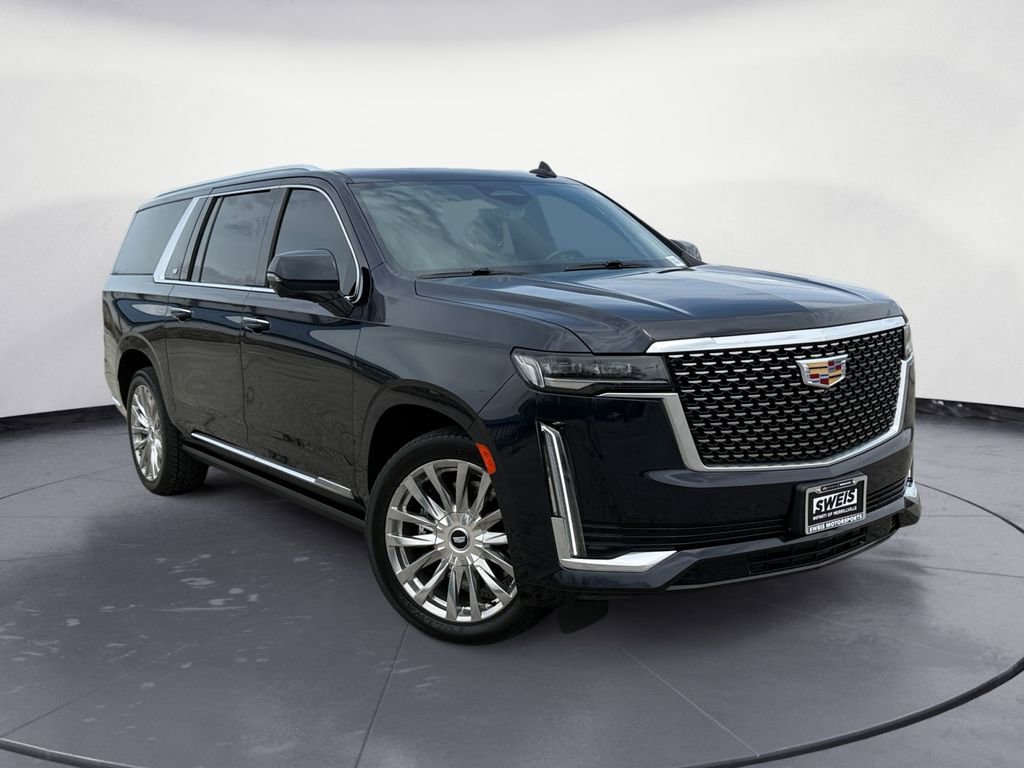 Used 2021 Cadillac Escalade ESV Premium Luxury w/ Driver Assist Tech Package AWD/4WD image 3