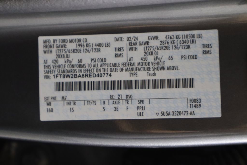 Used 2024 Ford F250 XL w/ STX Appearance Package image 34