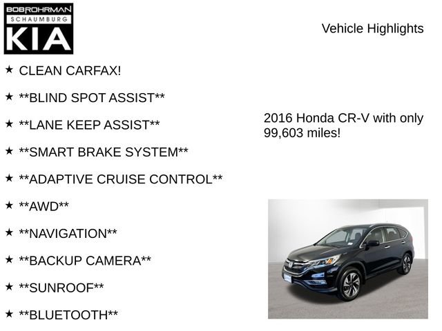 Used 2016 Honda CR-V Touring image 7