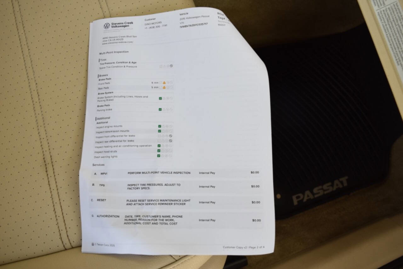 Used 2015 Volkswagen Passat TDI SE image 3