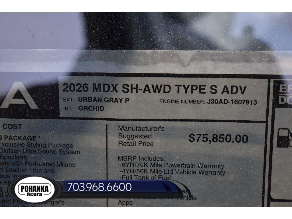 New 2026 Acura MDX Type S image 40