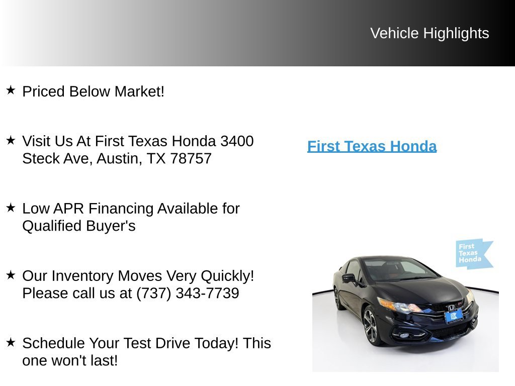 Used 2015 Honda Civic Si image 9