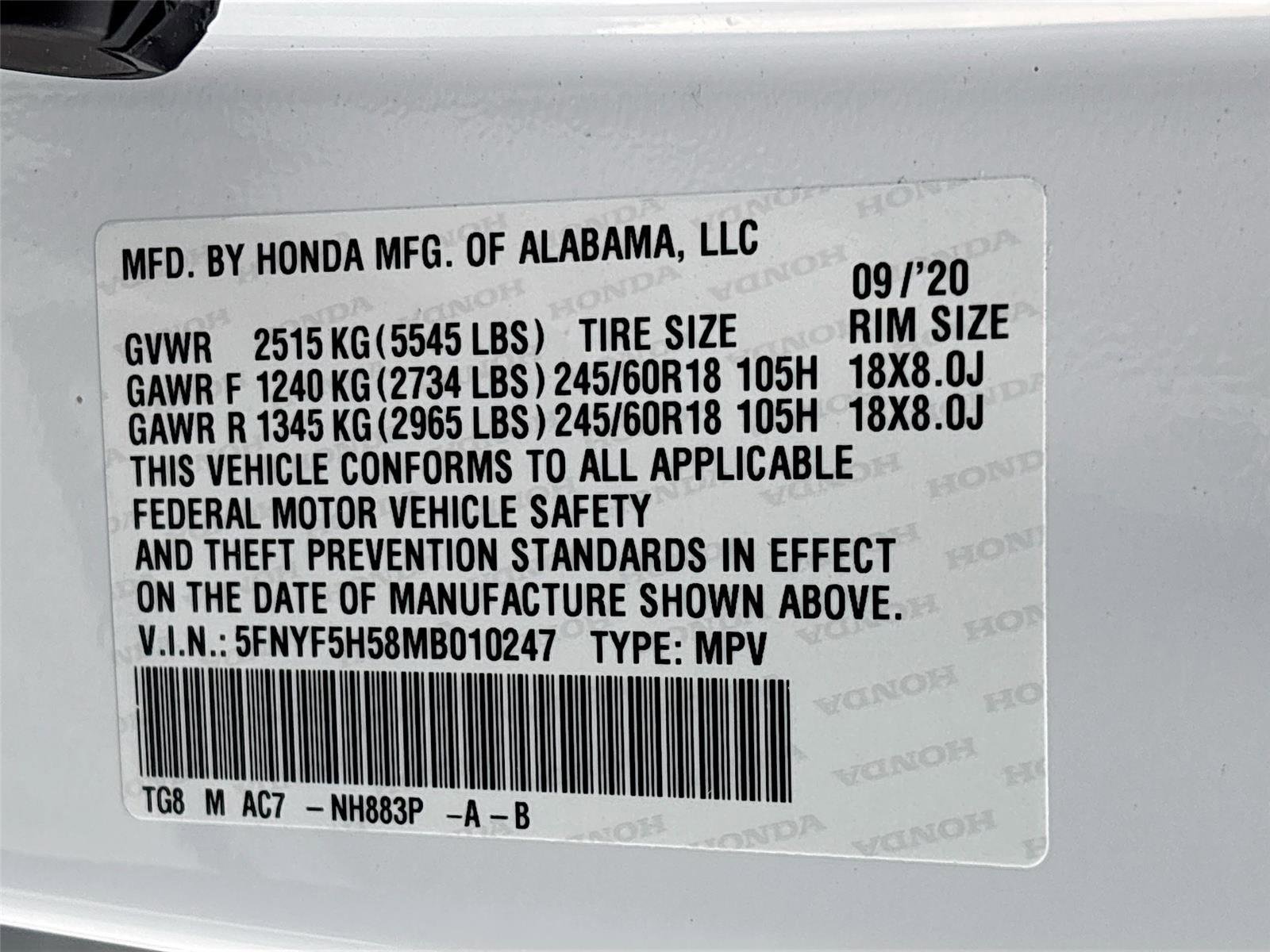 Certified 2021 Honda Pilot EX-L image 38
