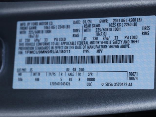 Used 2024 Ford Escape ST-Line w/ Tech Pack #1 image 31