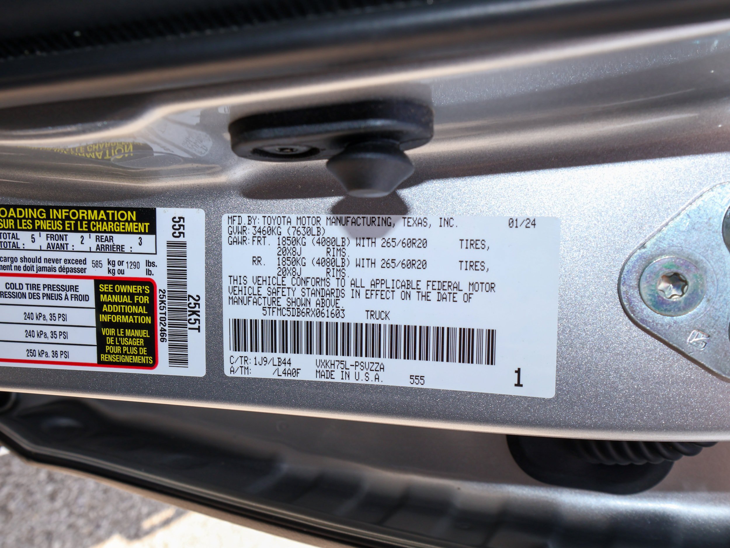 Used 2024 Toyota Tundra 1794 Edition AWD/4WD image 39