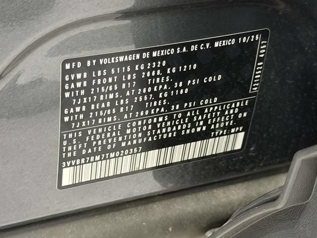 New 2026 Volkswagen Tiguan S AWD/4WD image 19