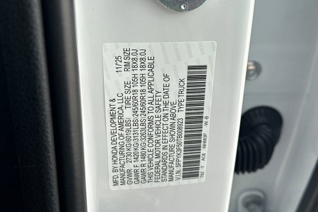 New 2026 Honda Ridgeline RTL image 33