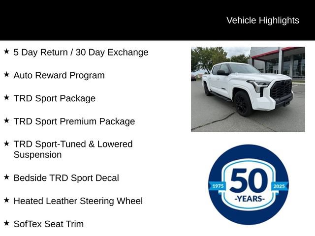 Used 2023 Toyota Tundra SR5 w/ TRD Sport Premium Package AWD/4WD image 8