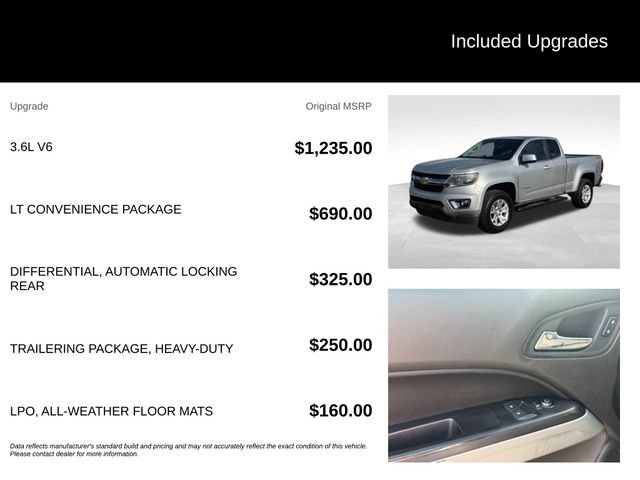 Used 2016 Chevrolet Colorado LT w/ LT Convenience Package AWD/4WD image 5
