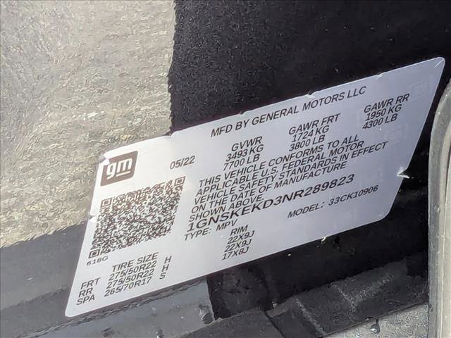 Used 2022 Chevrolet Suburban RST w/ Luxury Package image 22