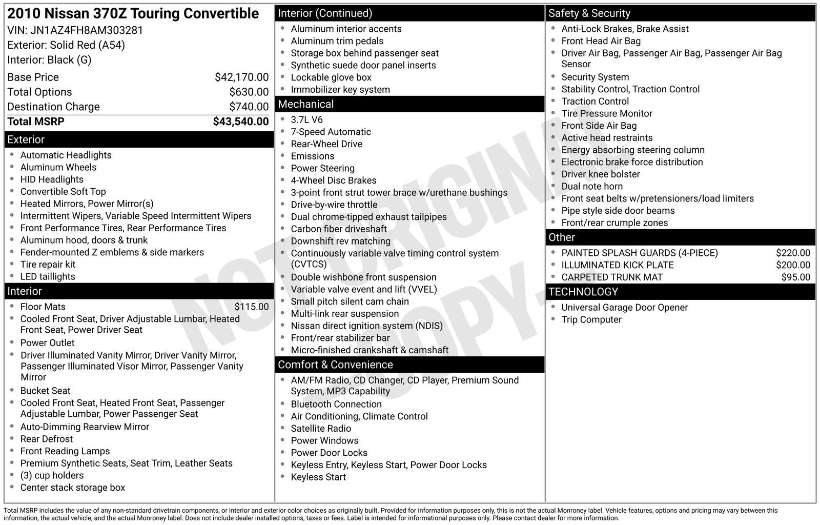 Used 2010 Nissan 370Z Touring image 33