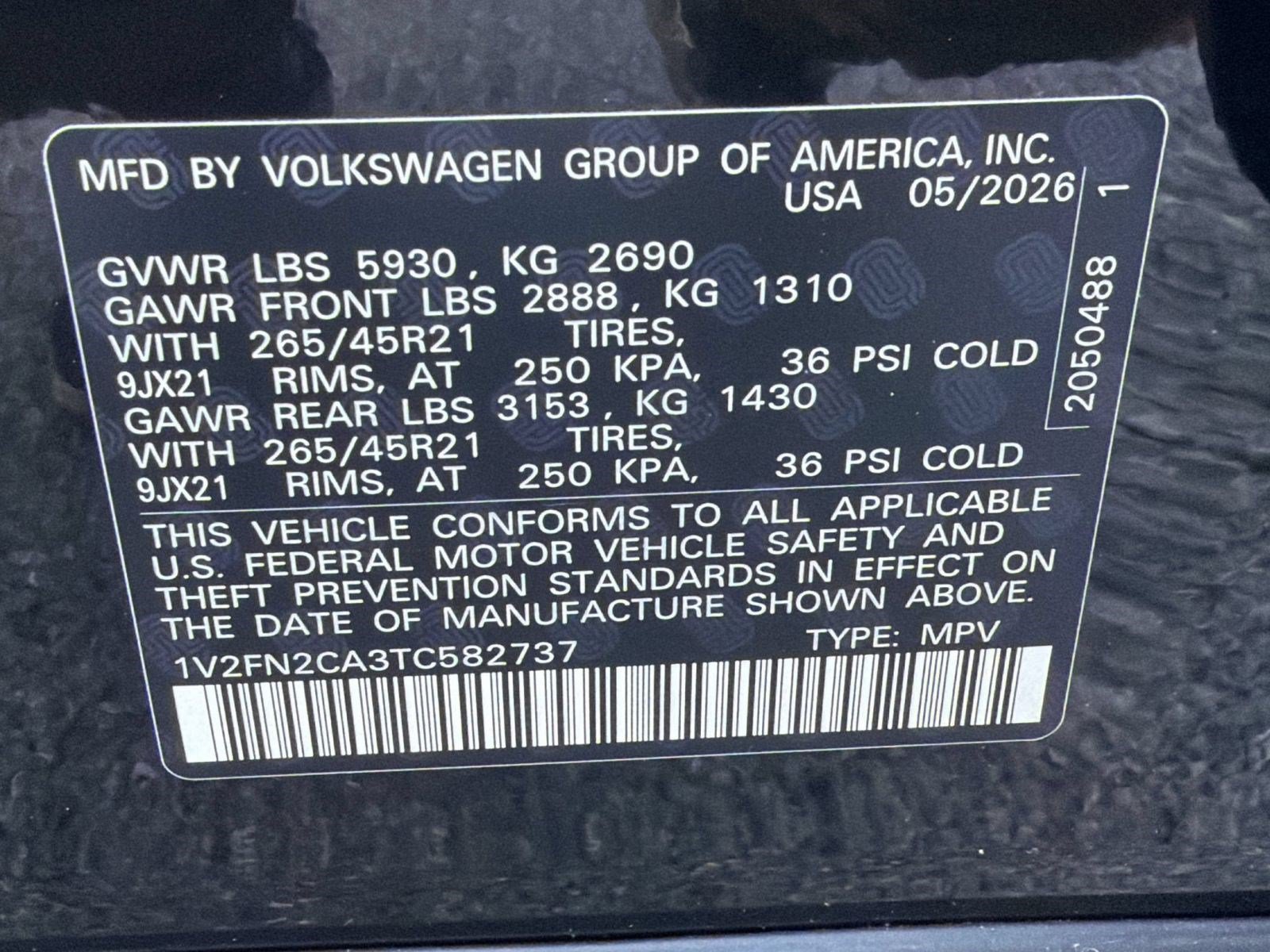 New 2026 Volkswagen Atlas SEL Premium R-Line AWD/4WD image 25