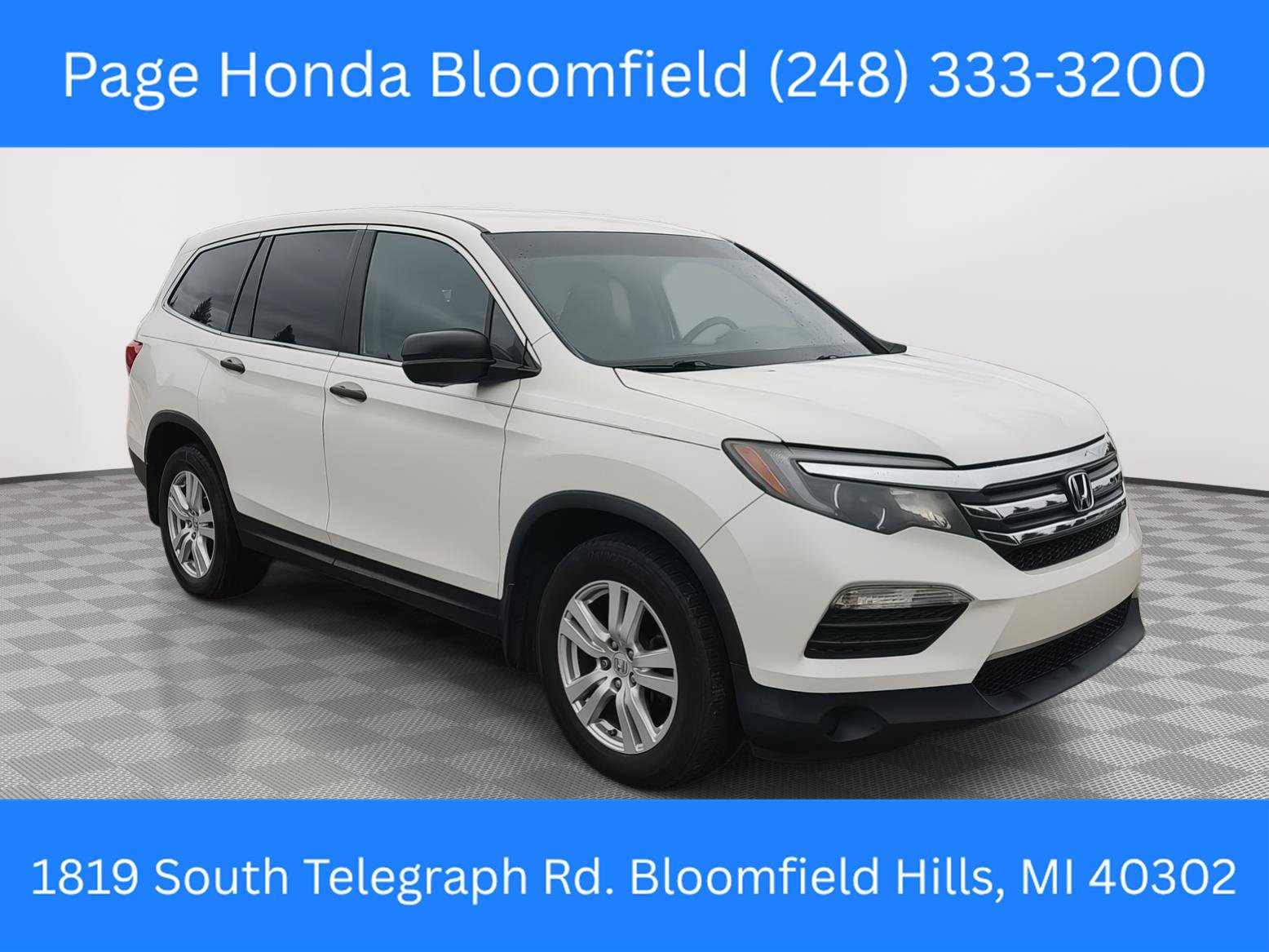 Used 2016 Honda Pilot LX image 1