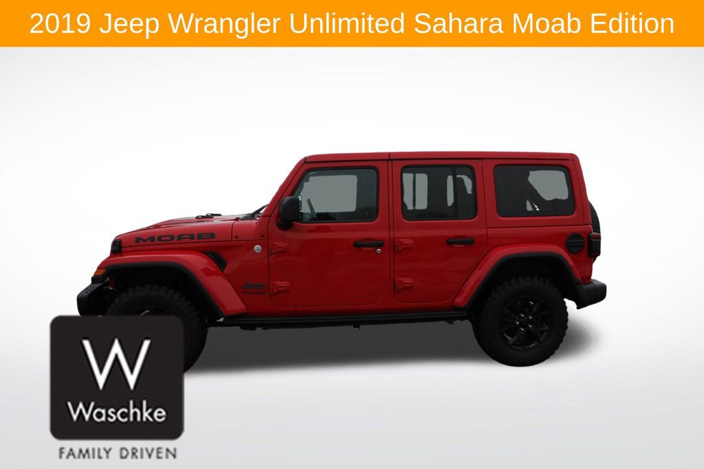 Used 2019 Jeep Wrangler Unlimited Sahara w/ Quick Order Package 24M Moab image 4