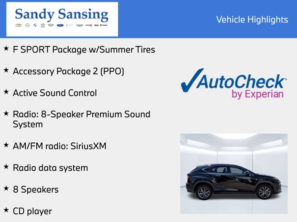 Used 2021 Lexus NX 300 F Sport w/ Accessory Package 2 FWD image 7