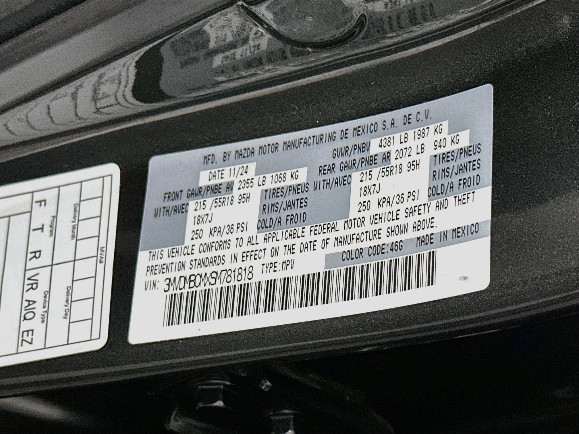 Used 2025 MAZDA CX-30 AWD 2.5 S w/ Preferred Package image 12