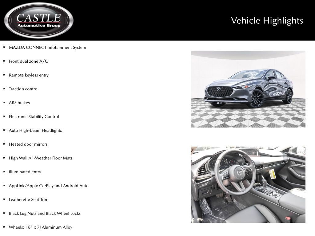 New 2026 MAZDA MAZDA3 s Sport FWD image 4