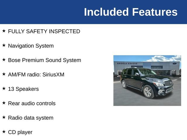Used 2016 INFINITI QX80 2WD image 5