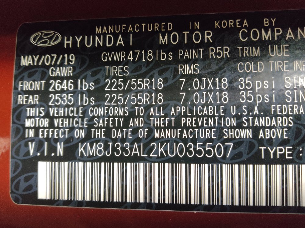Used 2019 Hyundai Tucson Ultimate FWD image 33