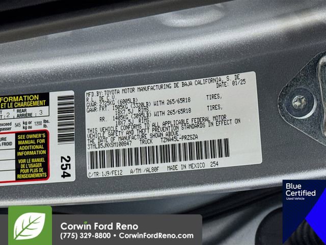 Used 2025 Toyota Tacoma TRD Sport w/ TRD Sport Upgrade Package image 35