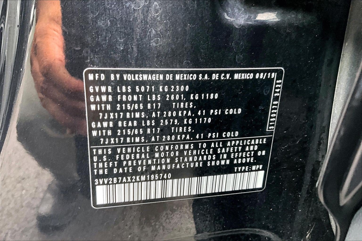 Used 2019 Volkswagen Tiguan SE AWD/4WD image 28